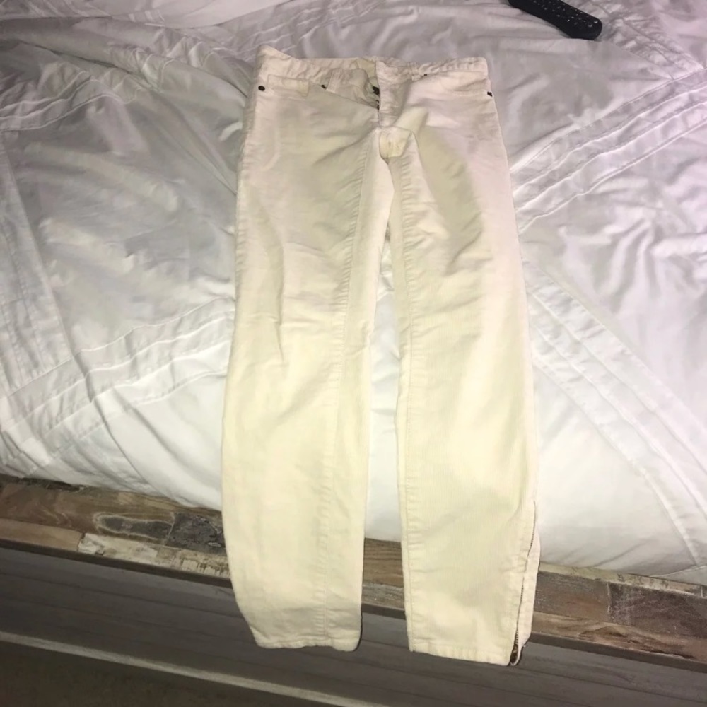 J crew cream cords